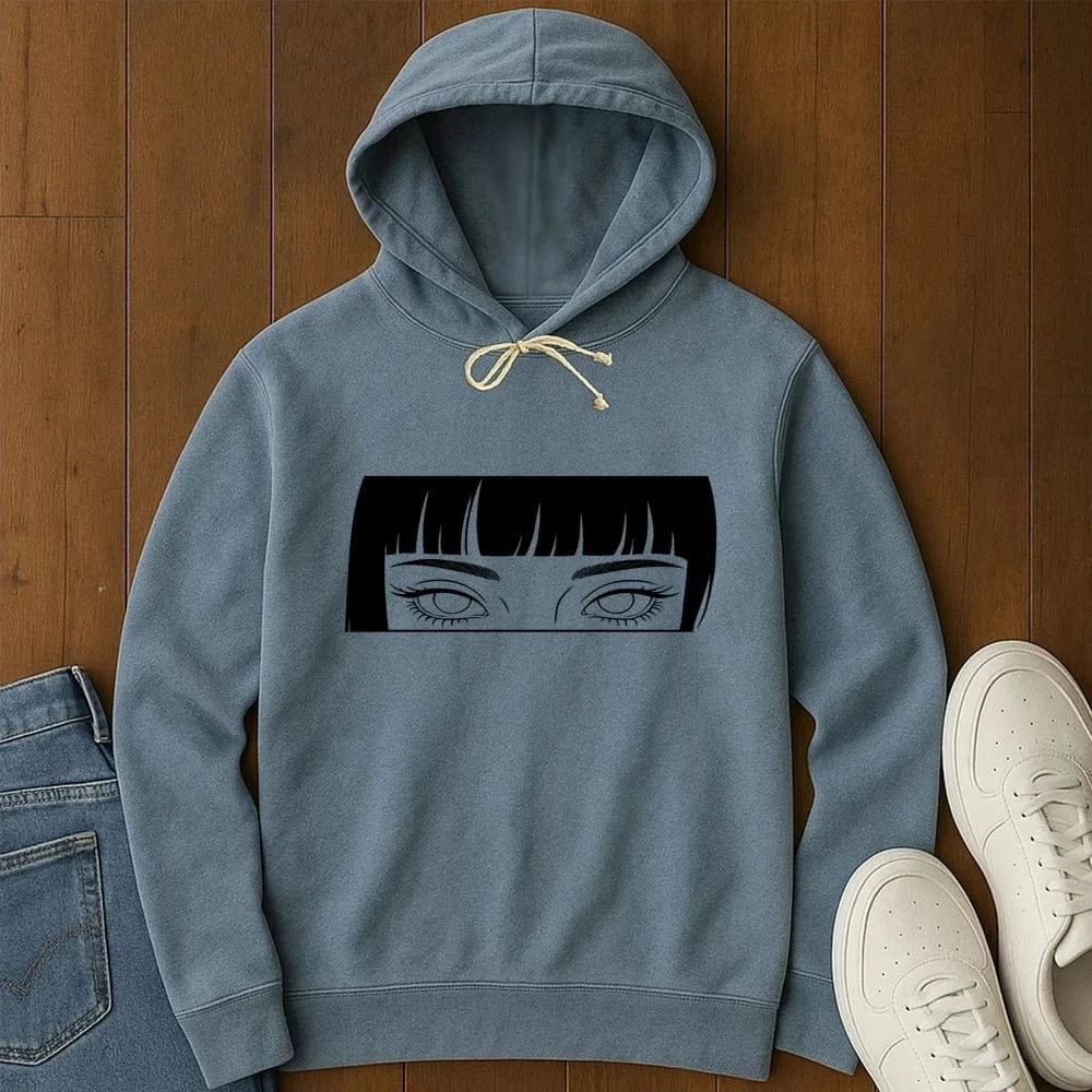 Silent Gaze Hoodie Blue Jean / S 25461381950116211097 Hoodie