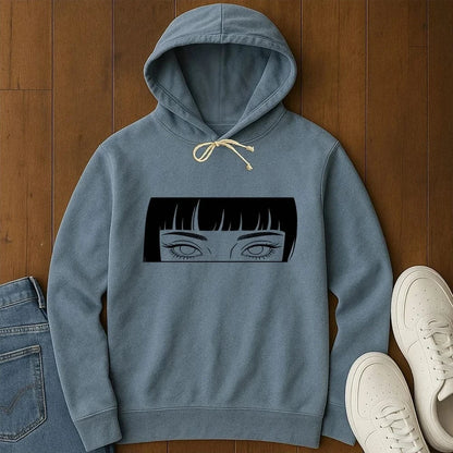 Silent Gaze Hoodie Blue Jean / S 25461381950116211097 Hoodie