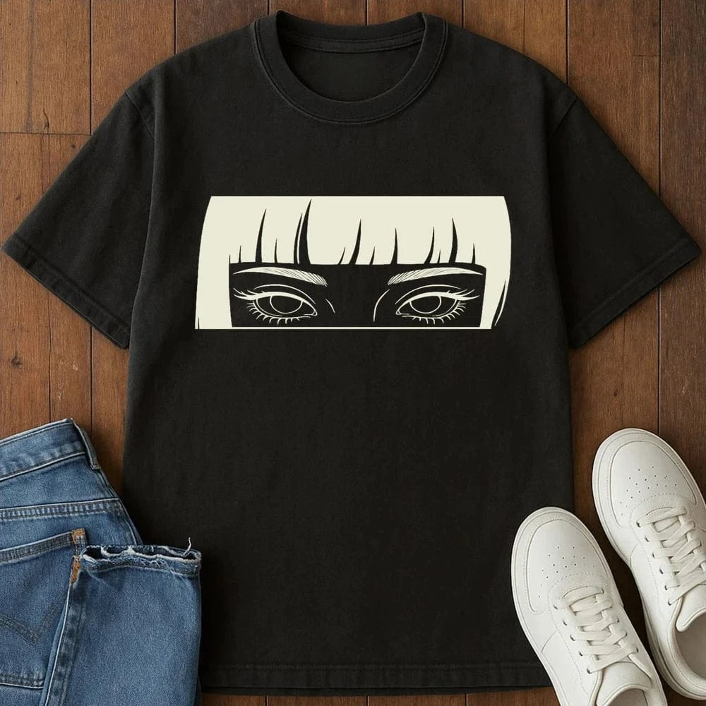 Silent Gaze T-Shirt Black / S 29780758576269726962 T-Shirt