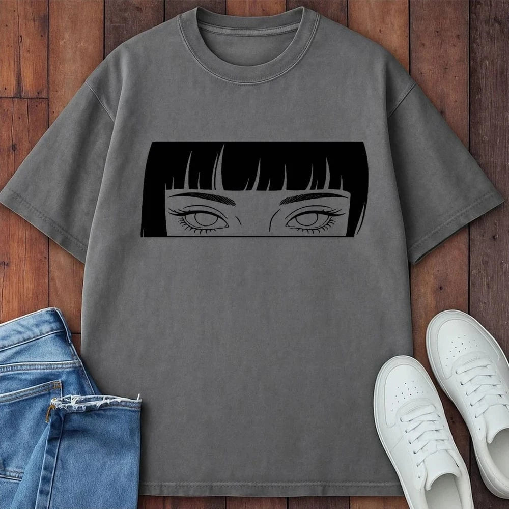 Silent Gaze T-Shirt Grey / S 16312269603221540753 T-Shirt