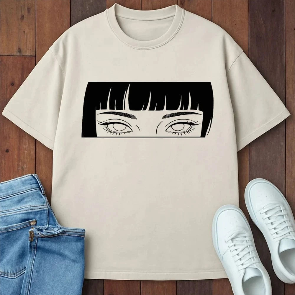 Silent Gaze T-Shirt Ivory / S 32961678022866796190 T-Shirt