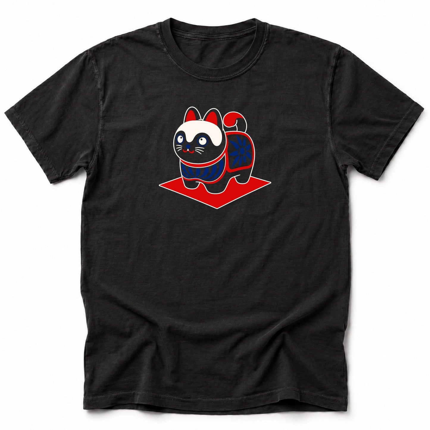 Simple Cat T-Shirt Black / S 23528528615478482137 T-Shirt