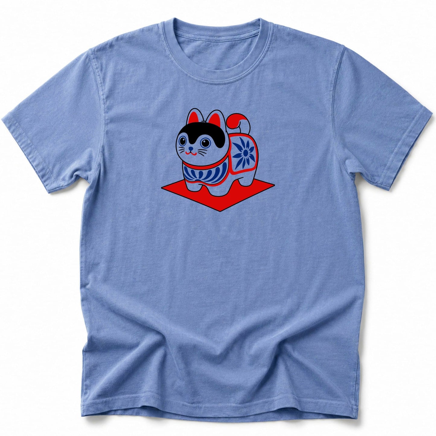 Simple Cat T-Shirt Blue Jean / S 29751516920802319615 T-Shirt