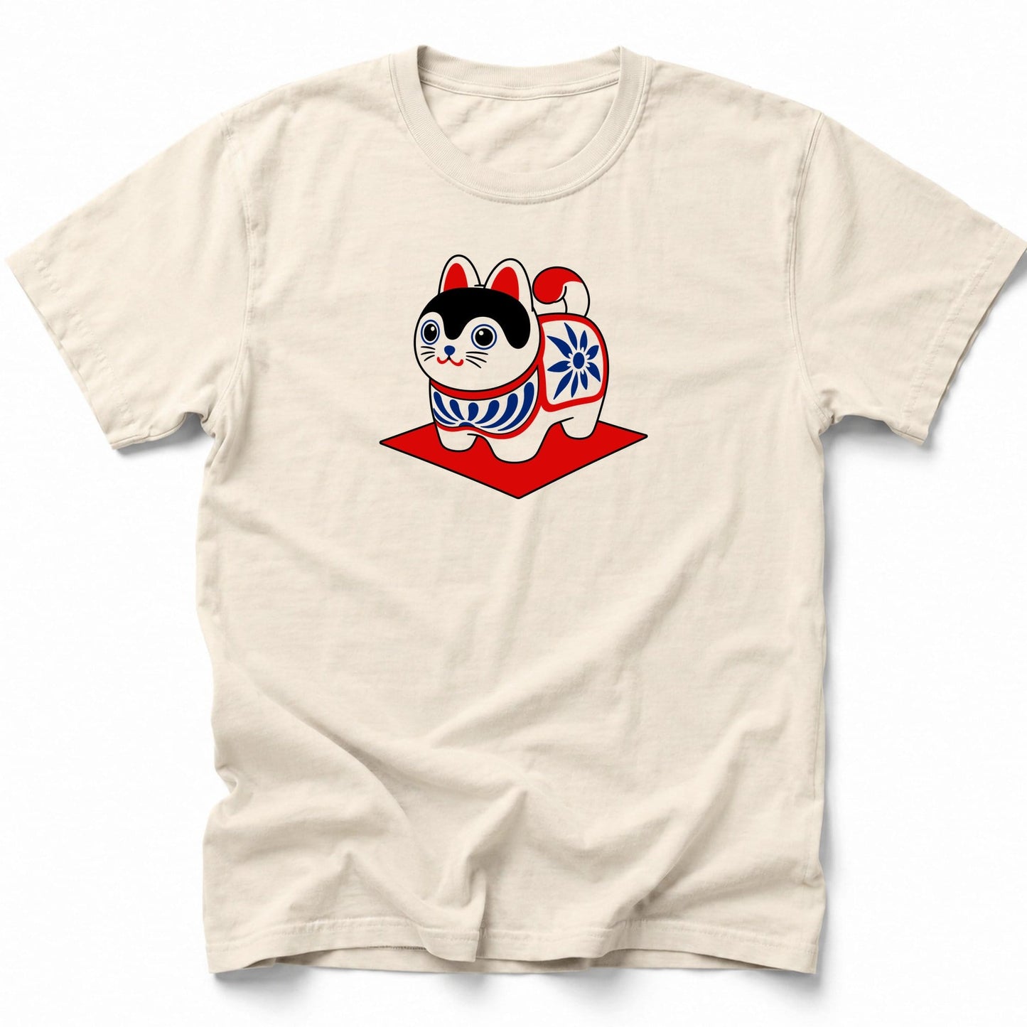 Simple Cat T-Shirt Ivory / S 29838293826731668063 T-Shirt