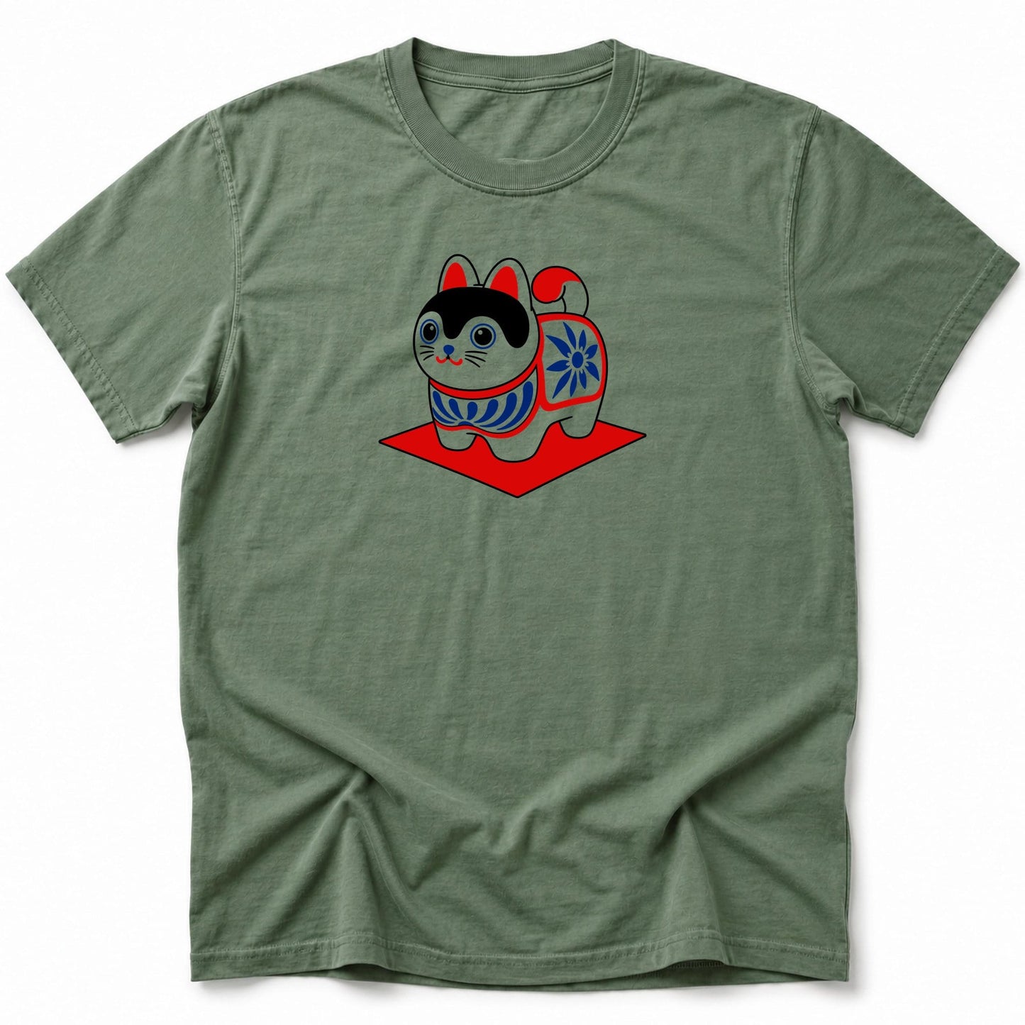 Simple Cat T-Shirt Moss / S 11869991630001232572 T-Shirt