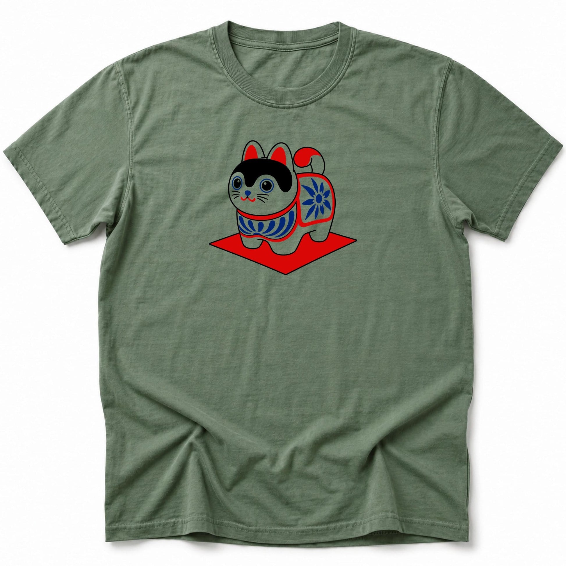 Simple Cat T-Shirt Moss / S 11869991630001232572 T-Shirt