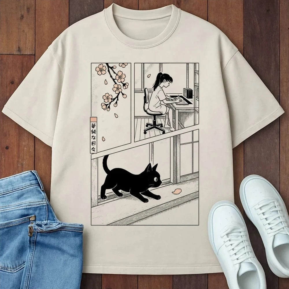 Simple Days T-Shirt Ivory / S 30018149743782995298 T-Shirt