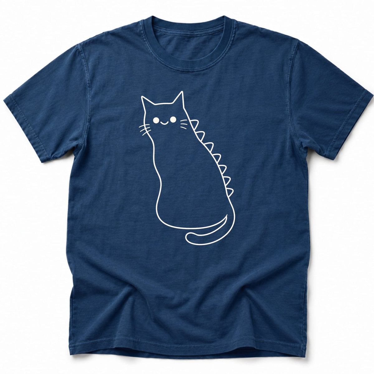 Simple Smile T-Shirt Navy / S 28341428188372646154 T-Shirt