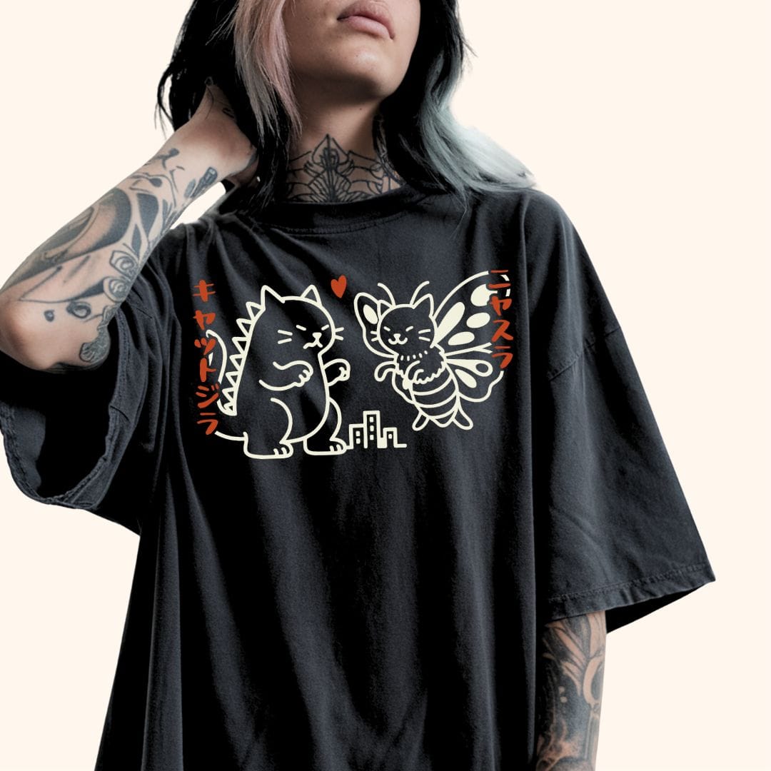 SKyattojira X Nyasura T-Shirt T-Shirt