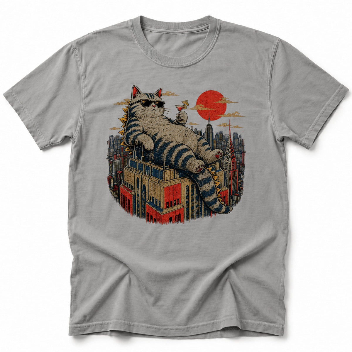 Skyscraper Diva T-Shirt Grey / S 22475277168617750296 T-Shirt
