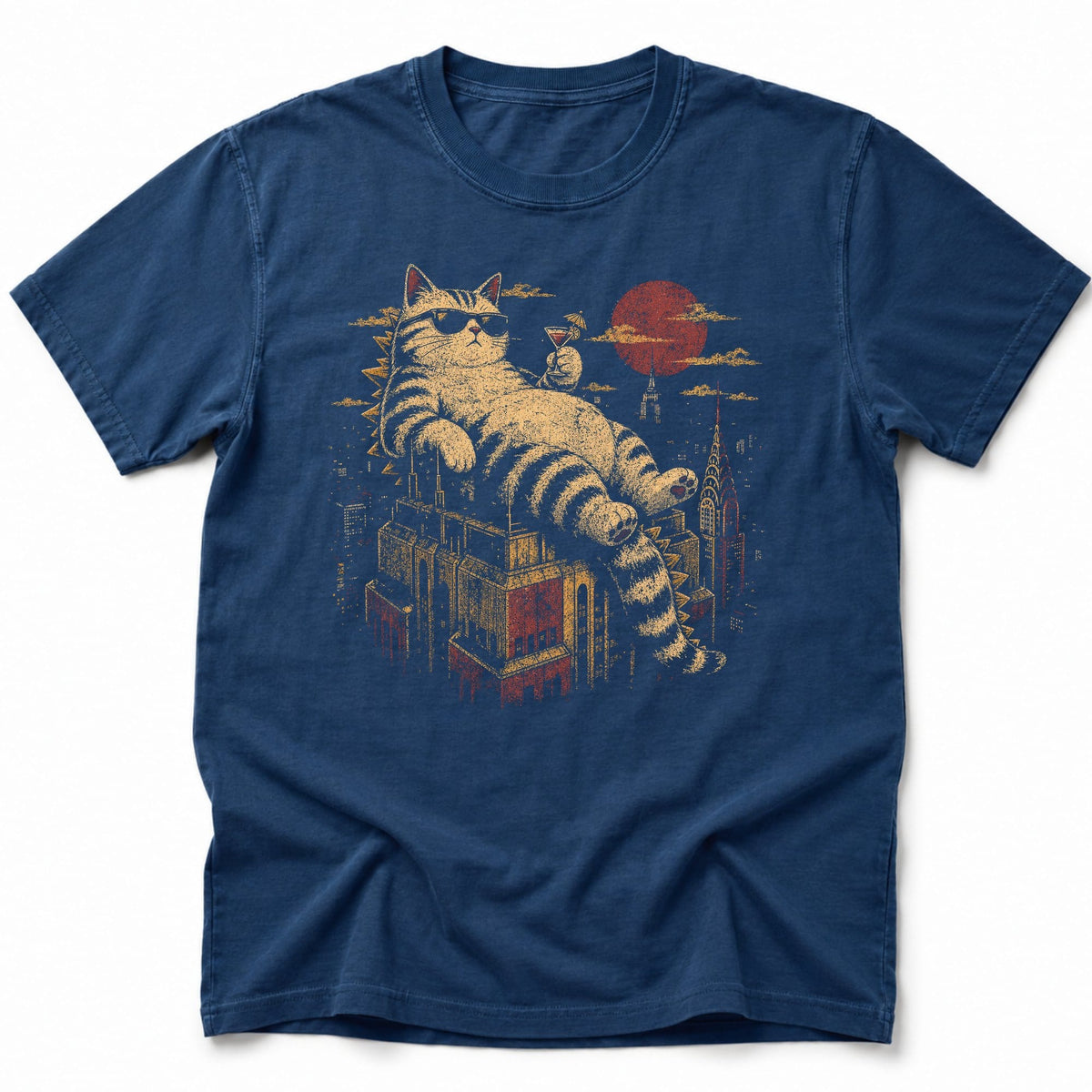 Skyscraper Diva T-Shirt Navy / S 18781893692717521512 T-Shirt