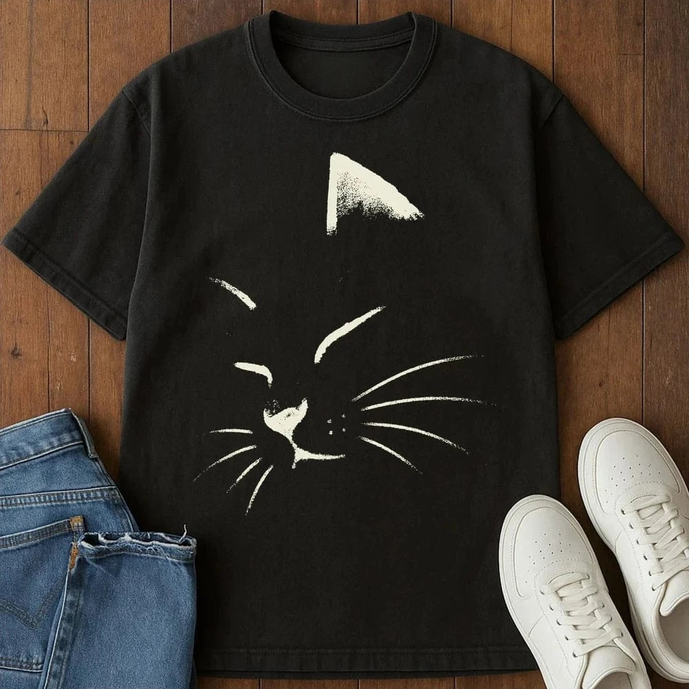 Sleepy Purr T-Shirt Black / S 41741048770456819461 T-Shirt
