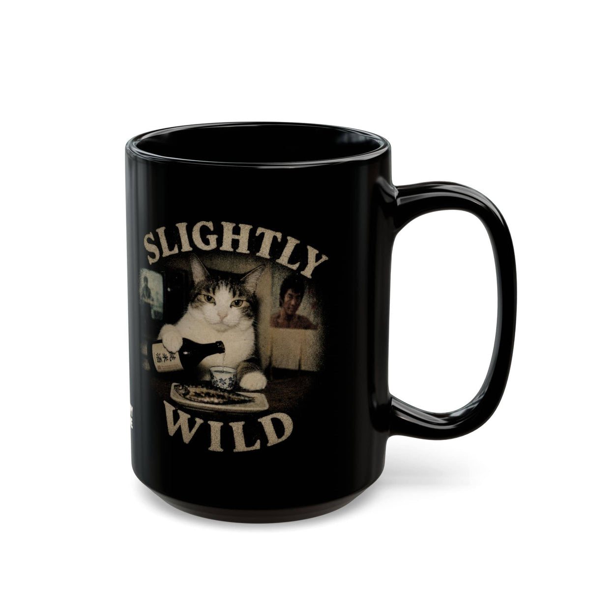 Slightly Wild Black Mug (15oz) 15oz 23764946090916060269 Mug