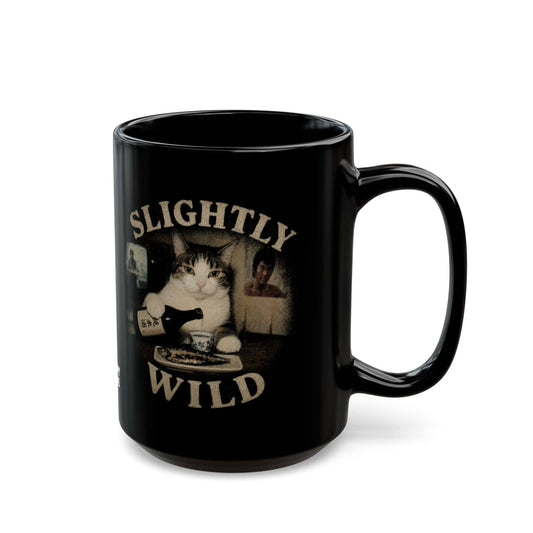 Slightly Wild Black Mug (15oz) 15oz 23764946090916060269 Mug