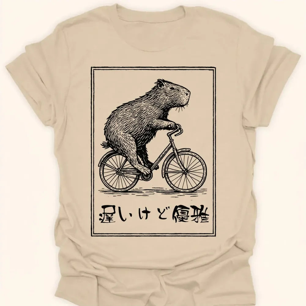 Slow But Elegant Everyday Softstyle Tee Sand / S 22248037810785205412 T-Shirt