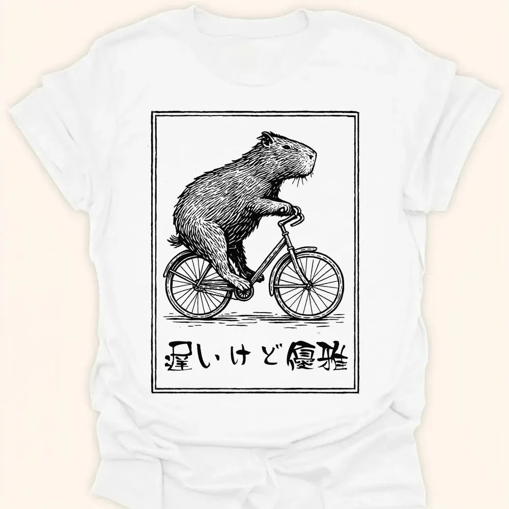 Slow But Elegant Everyday Softstyle Tee White / S 25832992224079025554 T-Shirt