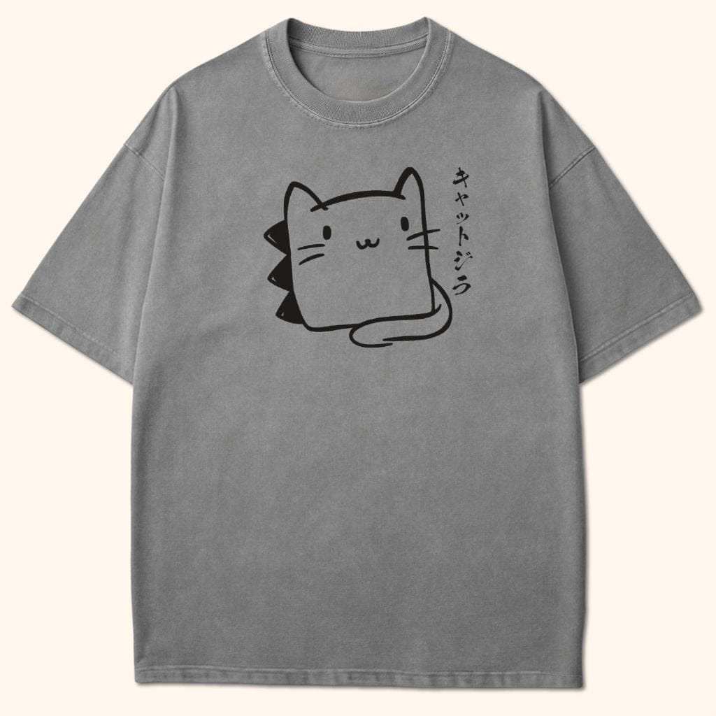 Smol Kyattojira T-Shirt Grey / S 18764861072444287467 T-Shirt