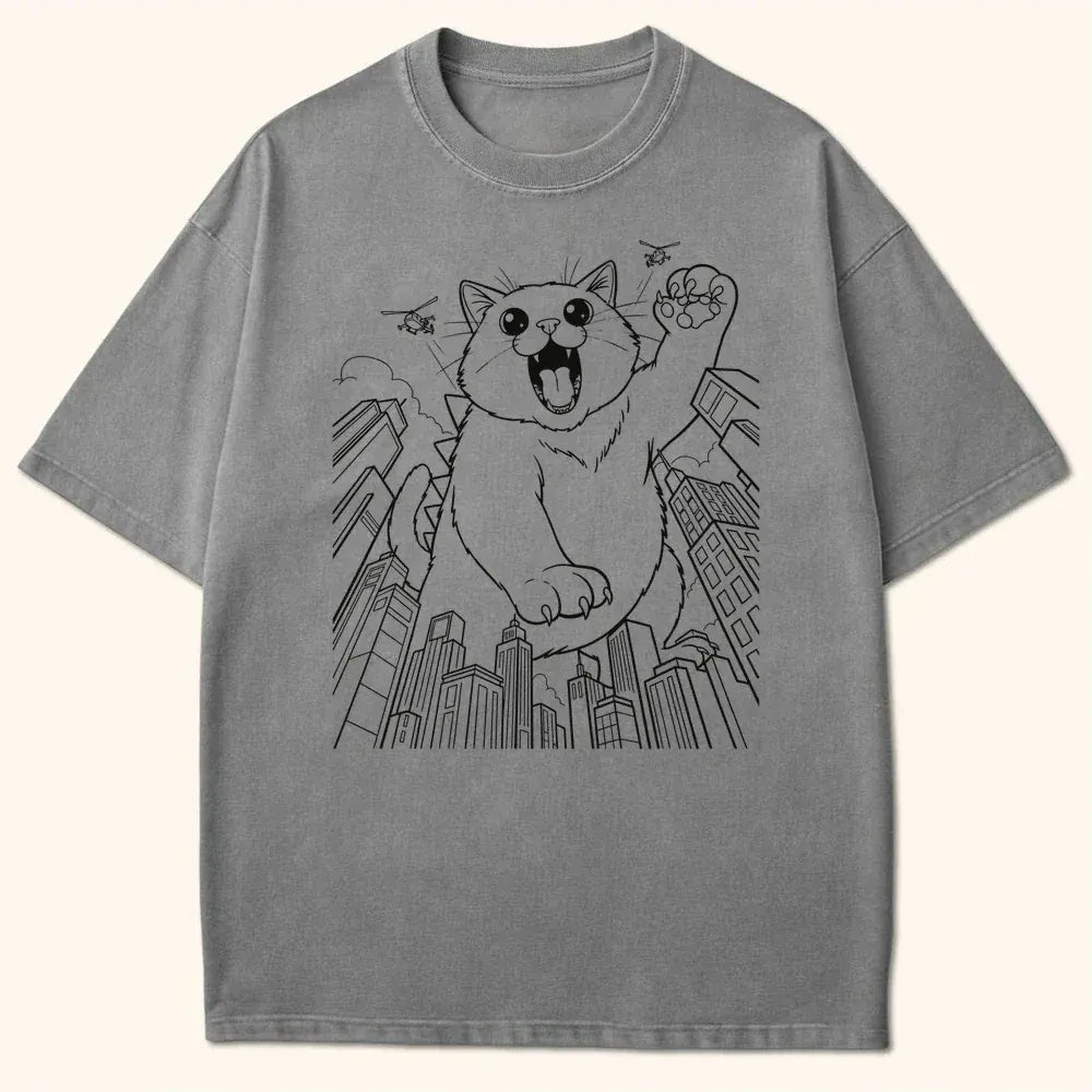 Smooshed POV T-Shirt Grey / S 14293468542842957871 T-Shirt