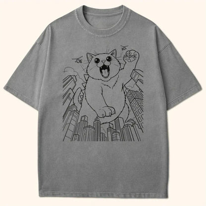 Smooshed POV T-Shirt Grey / S 14293468542842957871 T-Shirt