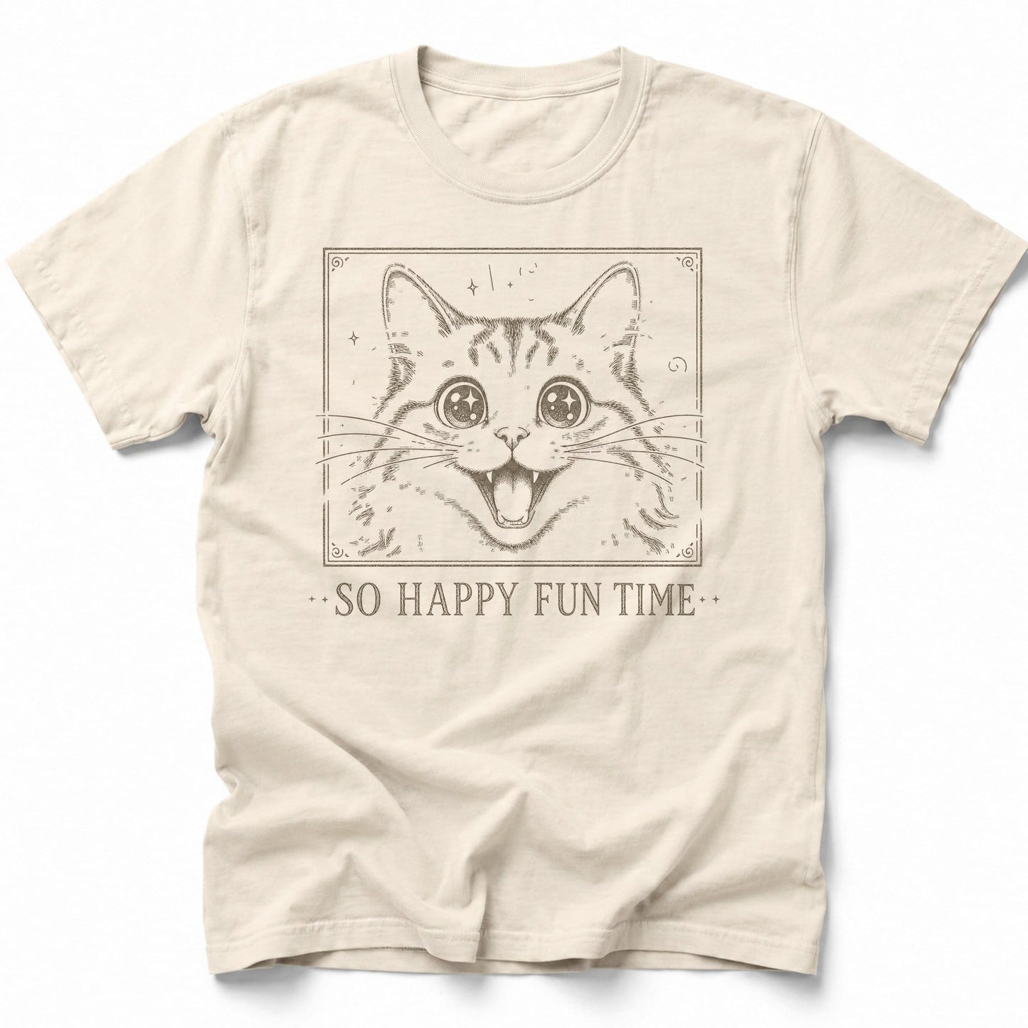 So Happy Fun Time T-Shirt Ivory / S 16885980116952392201 T-Shirt