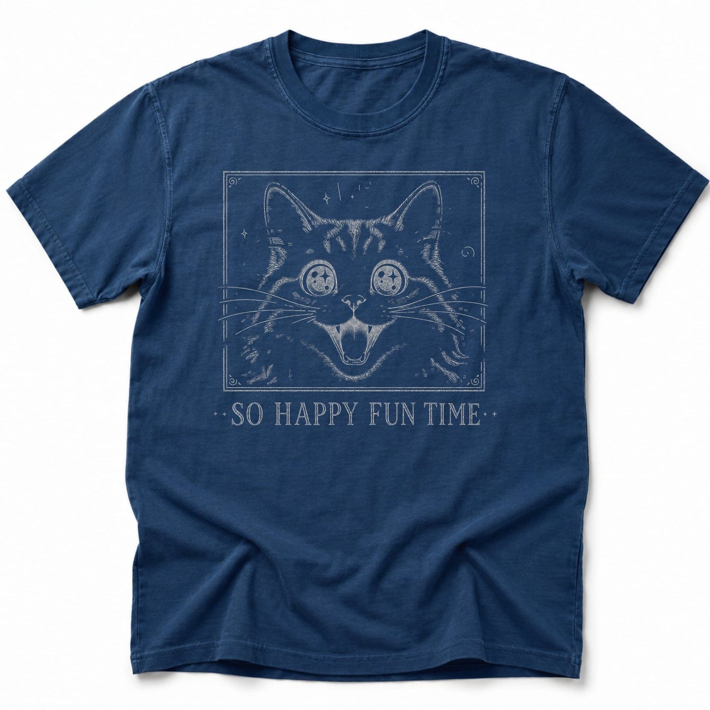 So Happy Fun Time T-Shirt Navy / S 44435844926796973793 T-Shirt