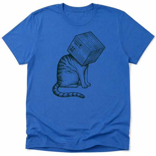 Space Ready Cat Box Everyday Softstyle Tee Heather Royal / S 12140913849964689012 T-Shirt