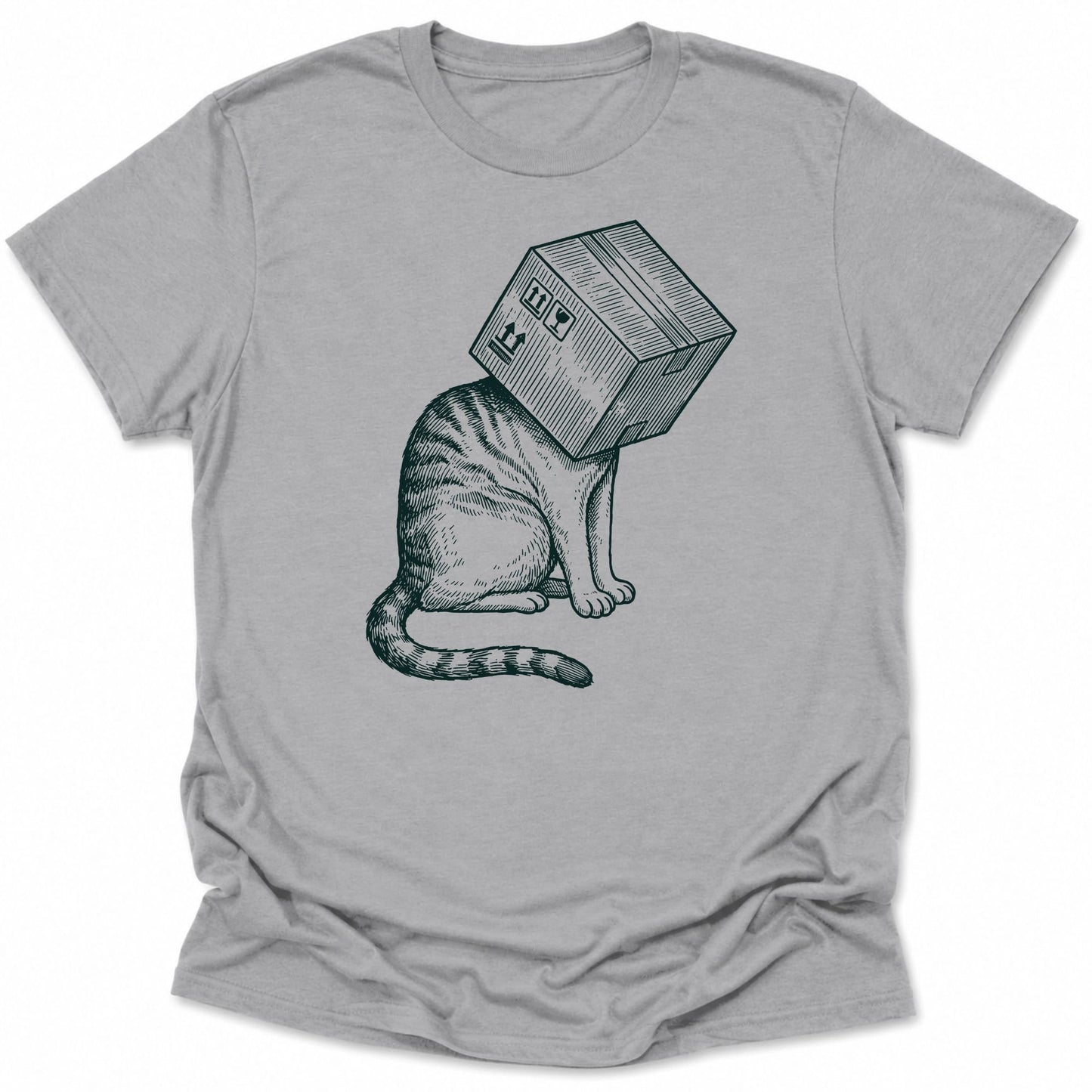 Space Ready Cat Box Everyday Softstyle Tee Sport Grey / S 17680705542419929732 T-Shirt