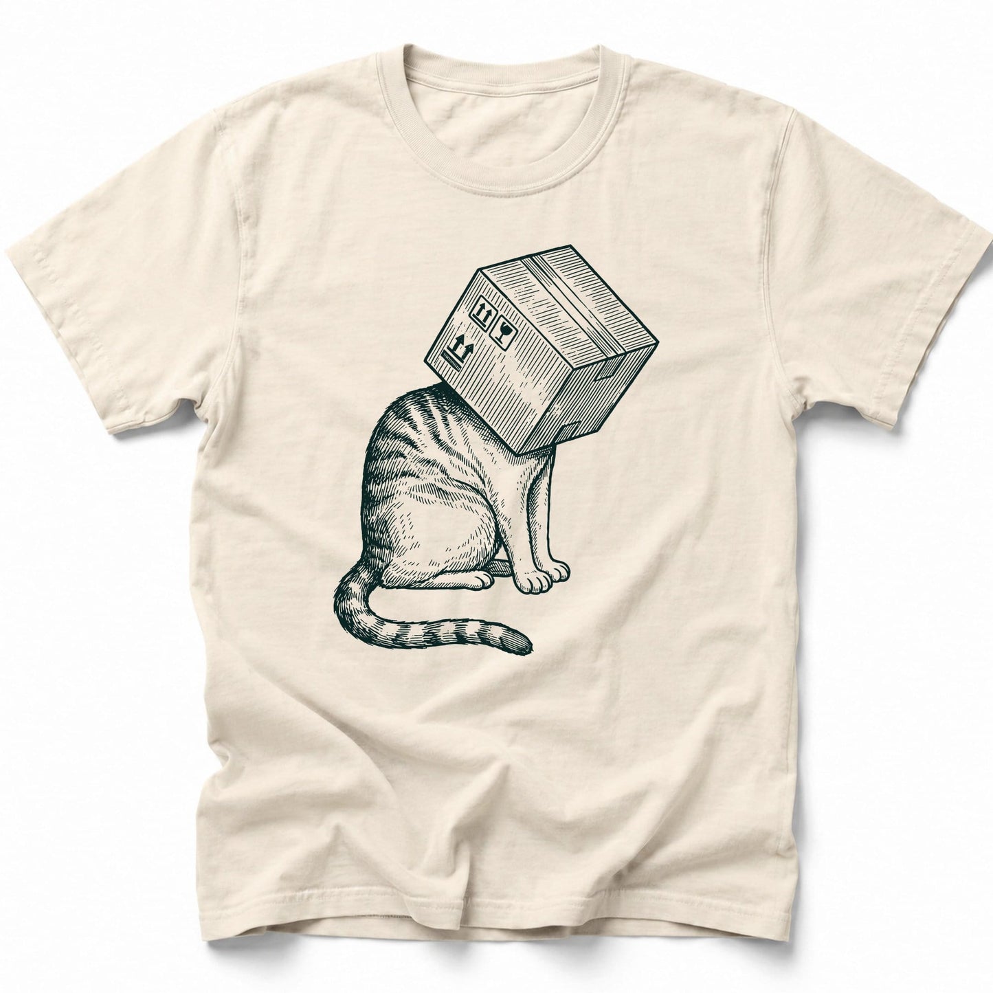 Space Ready Cat Box T-Shirt Ivory / S 22730927286102780322 T-Shirt