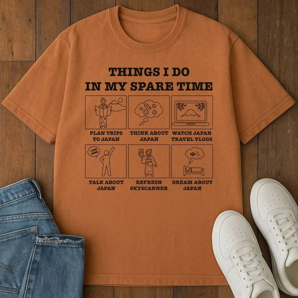 Spare Time T-Shirt Yam / S 12600619213512754810 T-Shirt