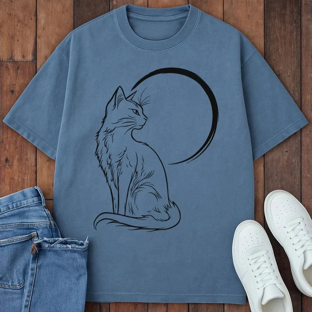 Spirit Of The Moon T-Shirt Blue Jean / S 17292764680346680517 T-Shirt