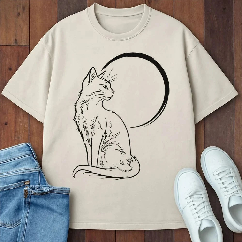 Spirit Of The Moon T-Shirt Ivory / S 37959695558161237040 T-Shirt