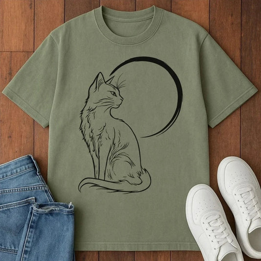 Spirit Of The Moon T-Shirt Moss / S 73091624991463848044 T-Shirt