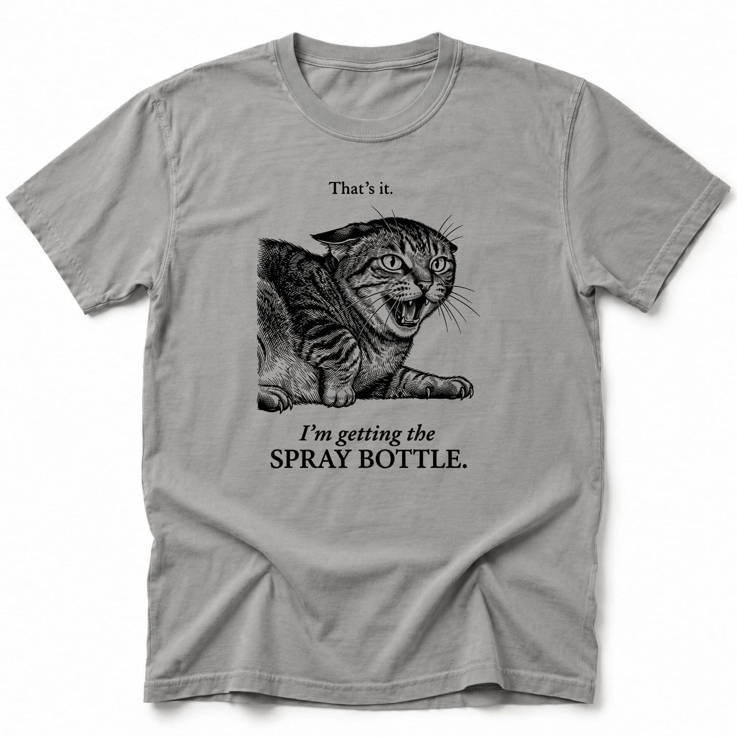 Spray Bottle T-Shirt Grey / S 11916678084198947663 T-Shirt