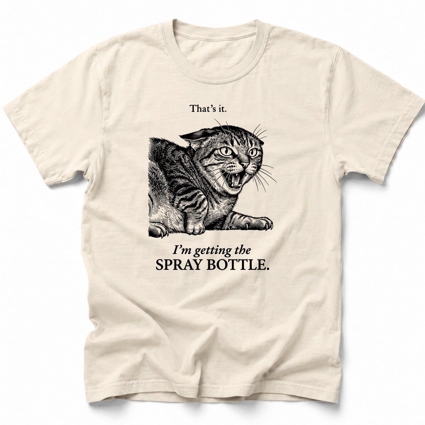 Spray Bottle T-Shirt Ivory / S 84866654187162817844 T-Shirt