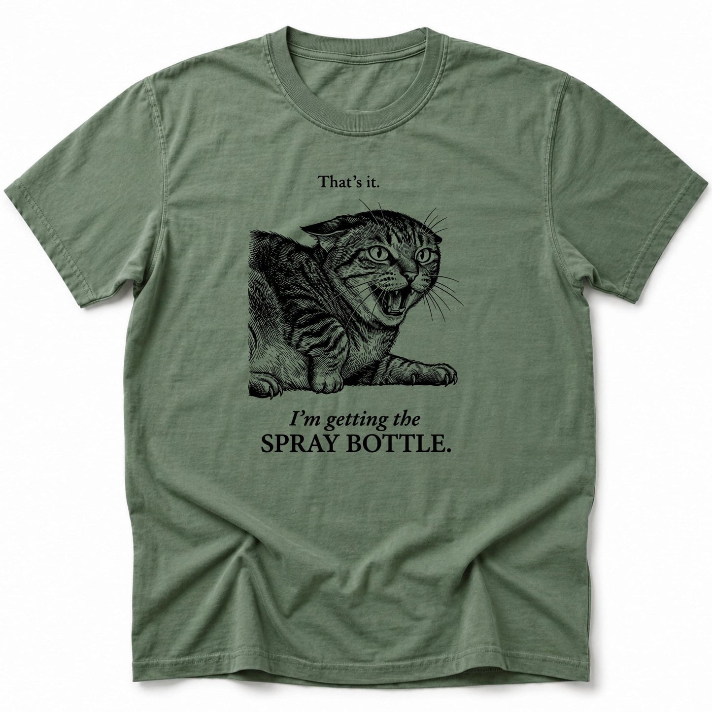 Spray Bottle T-Shirt Moss / S 28767646202699712097 T-Shirt