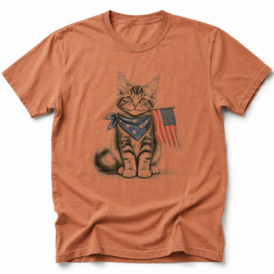 Star-Spangled Kitty T-Shirt Yam / S 51280206838507779444 T-Shirt