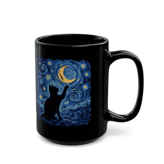 Starry Void Black Mug (15oz) 15oz 14923502123028744834 Mug