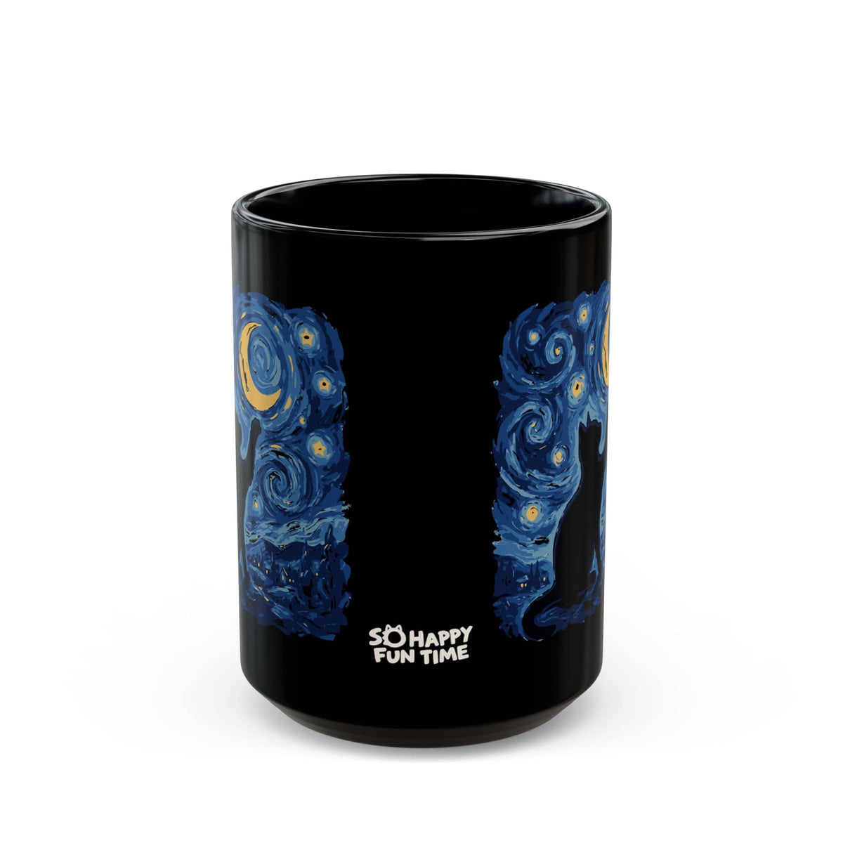 Starry Void Black Mug (15oz) 15oz 14923502123028744834 Mug