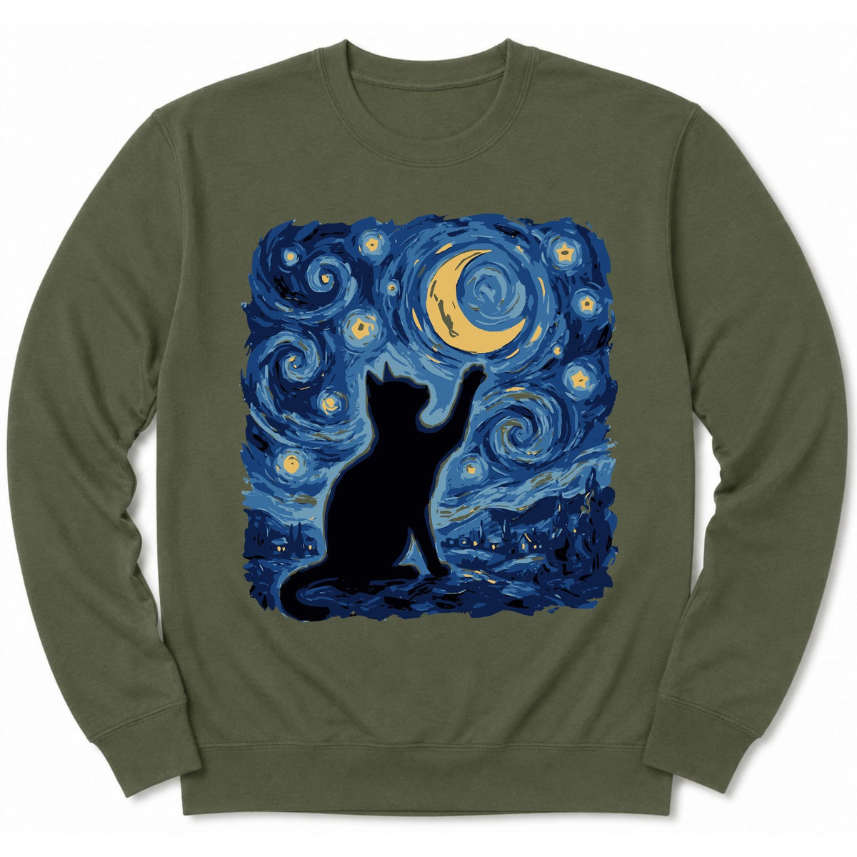 Starry Void Sweatshirt Military Green / S 15052251679273178533 Sweatshirt