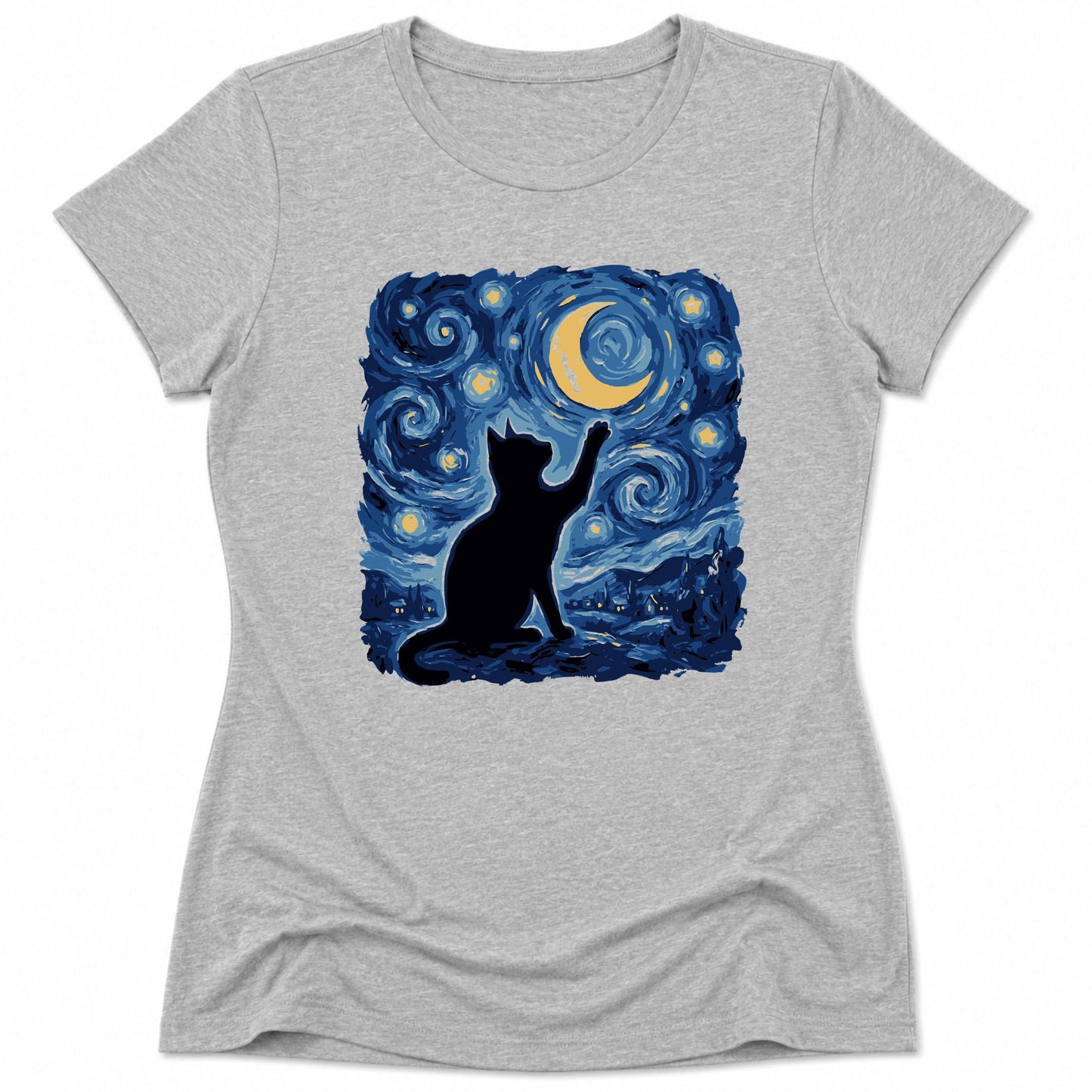 Starry Void Womens Tee S / Athletic Heather 32949362544718857468 T-Shirt