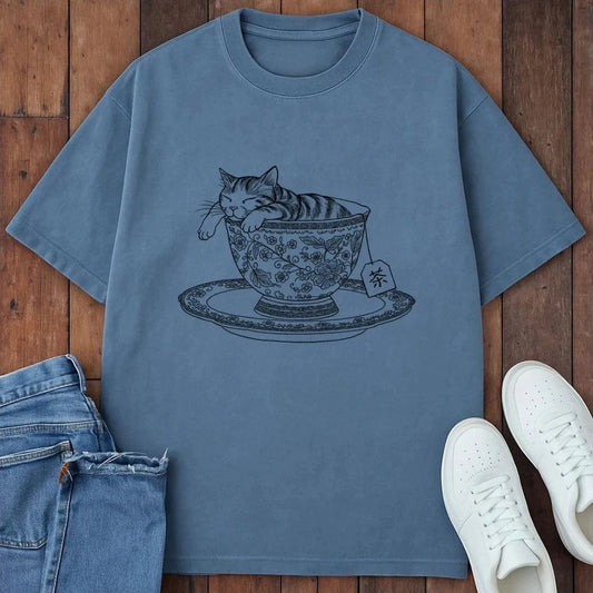 Steeped Dreams T-Shirt Blue Jean / S 23403201320705652456 T-Shirt