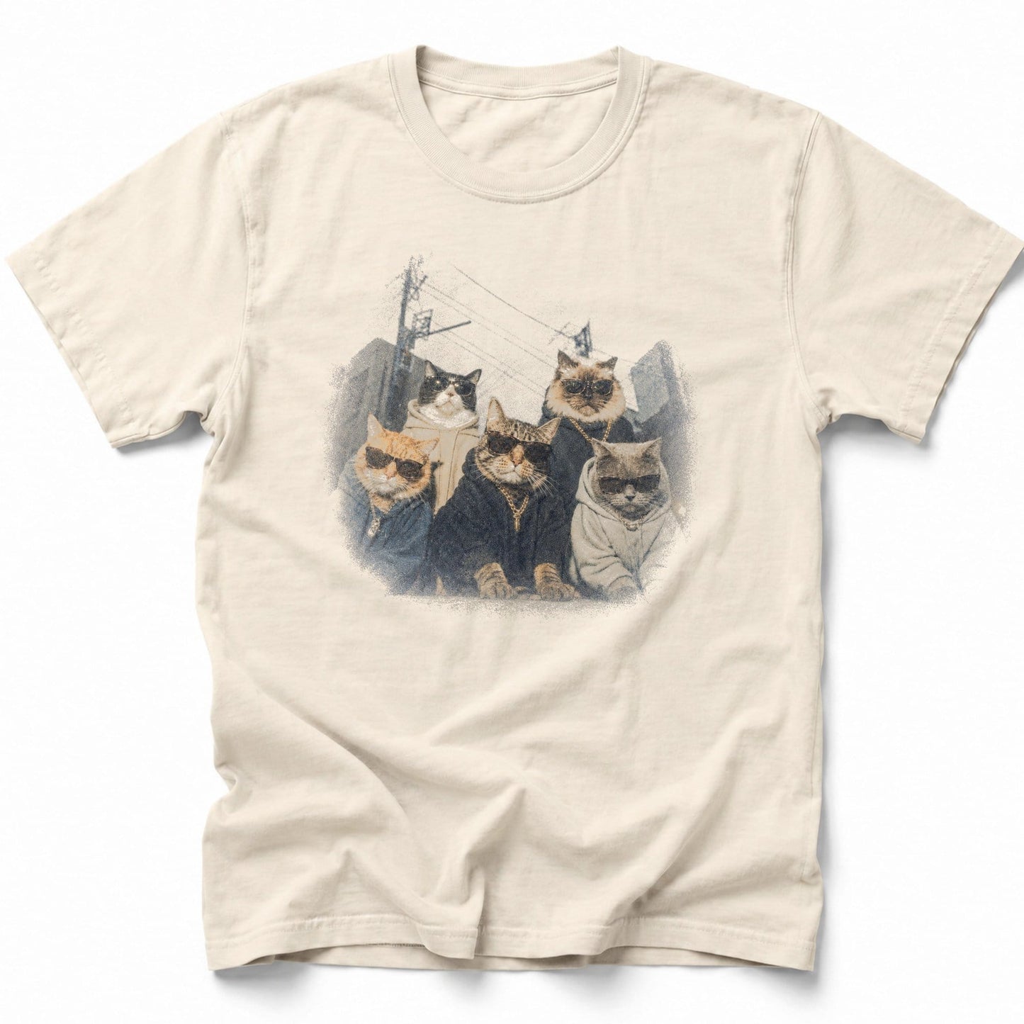 Streetwise Neko T-Shirt Ivory / S 58585959087920444416 T-Shirt