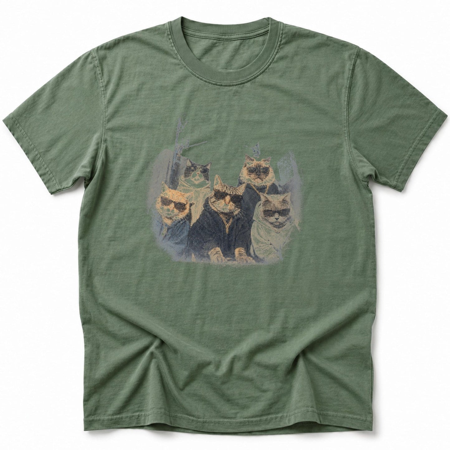 Streetwise Neko T-Shirt Moss / S 21544656465948744712 T-Shirt