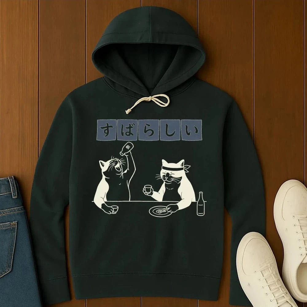 Subarashii Hoodie Black / S 30574290655673756133 Hoodie