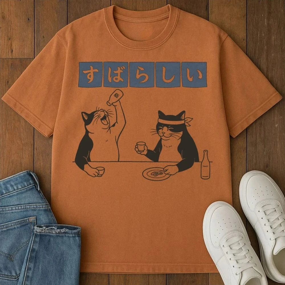 Subarashii T-Shirt  – Softest Cat Tee on Earth Yam / S 29005954860334456004 T-Shirt