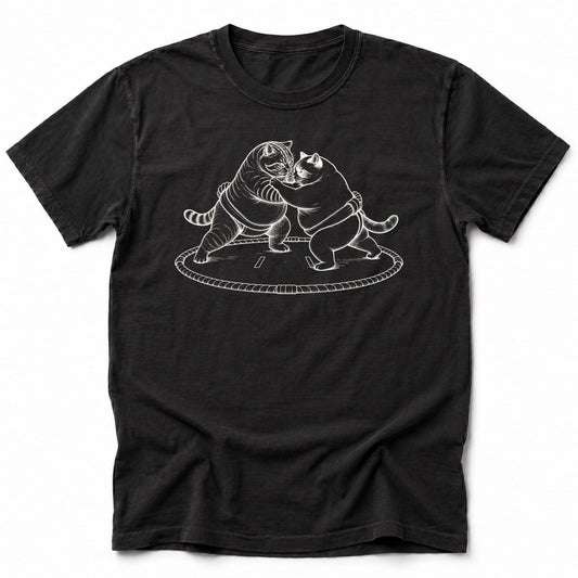 Sumo Fighters T-Shirt Black / S 27269546374218591477 T-Shirt