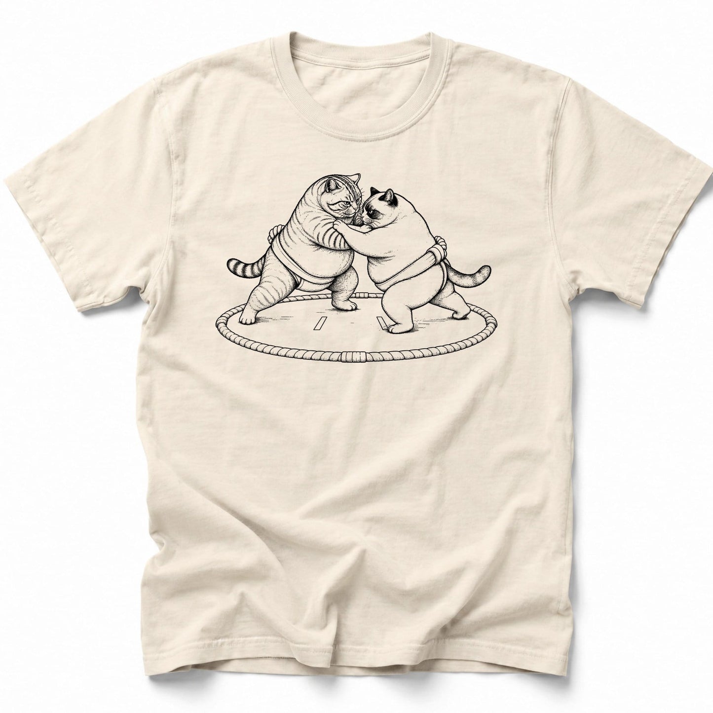 Sumo Fighters T-Shirt Ivory / S 29126145999388421729 T-Shirt