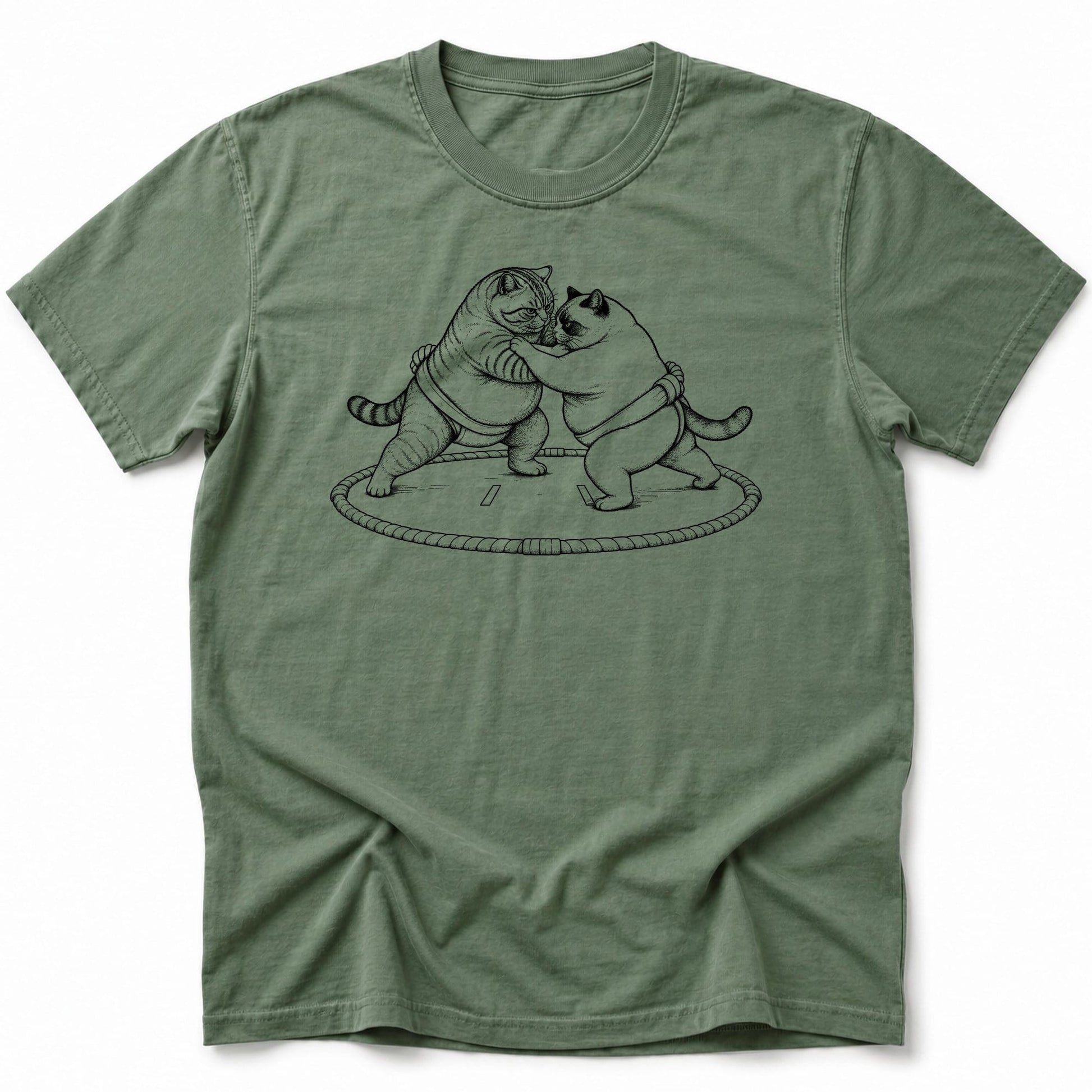 Sumo Fighters T-Shirt Moss / S 19706057805040685974 T-Shirt