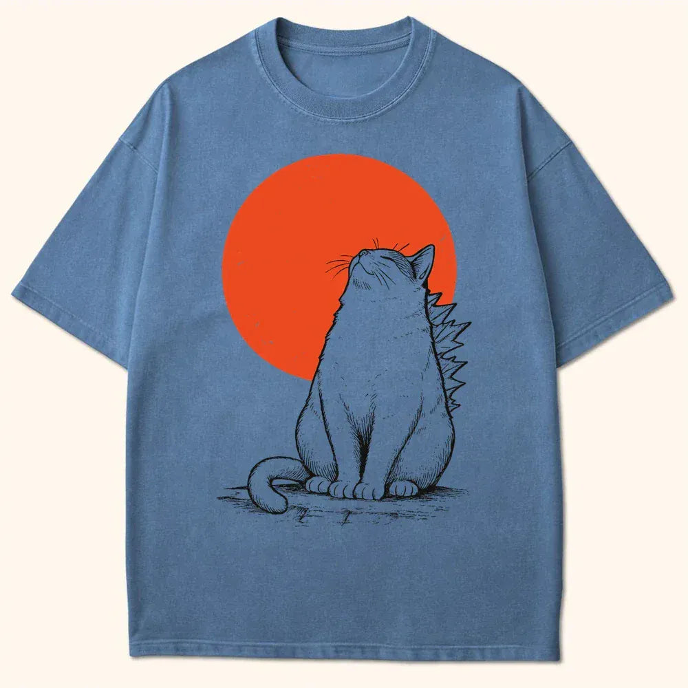 Sunrise Contemplation T-Shirt Blue Jean / S 22318590935211533764 T-Shirt