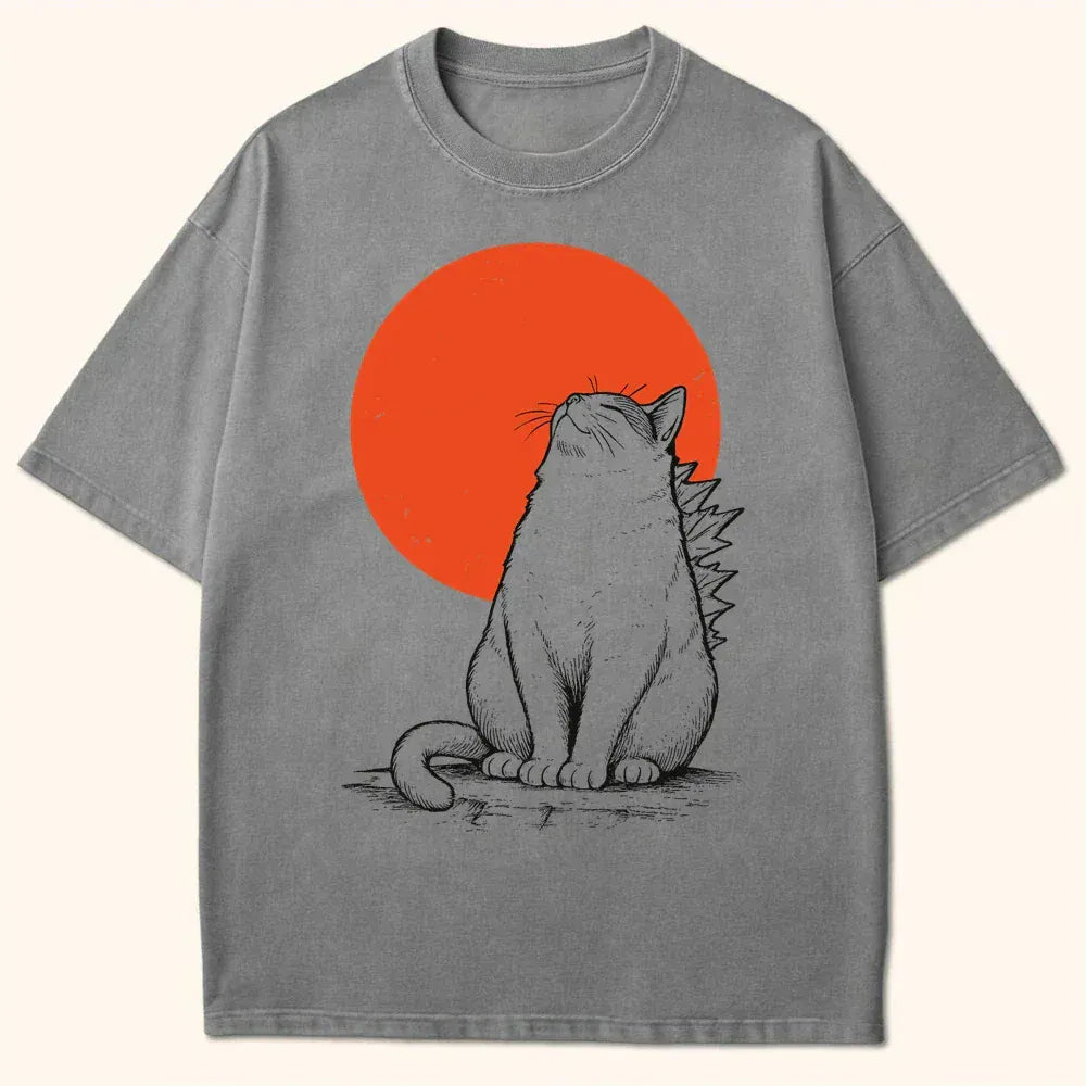 Sunrise Contemplation T-Shirt Grey / S 17751063430341741362 T-Shirt